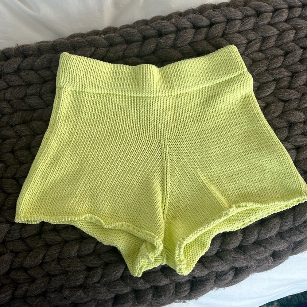 Zara Knit Shorts NWOT - Picture 1 of 5